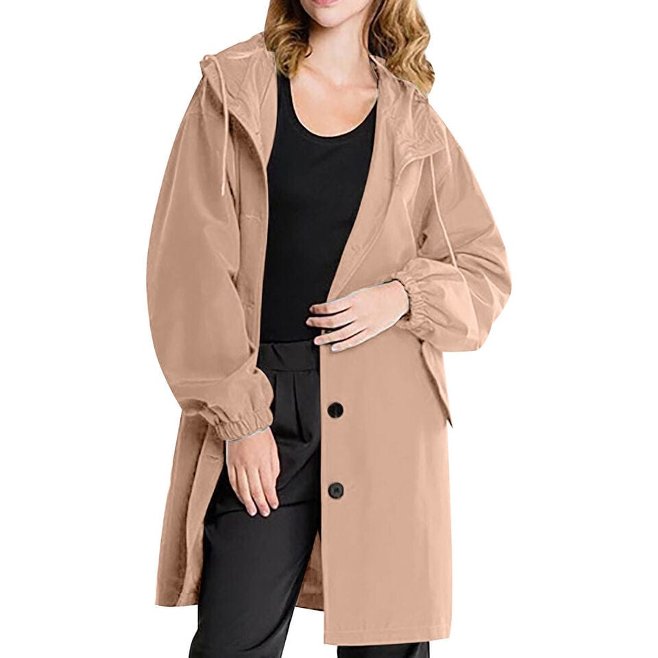 Veste à capuche ample pour femme de Fudus