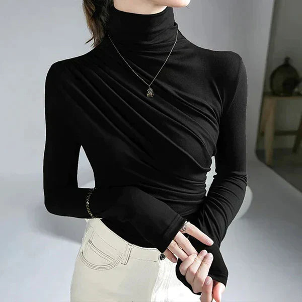 Berg-Feldt | Falten Rollkragenpullover