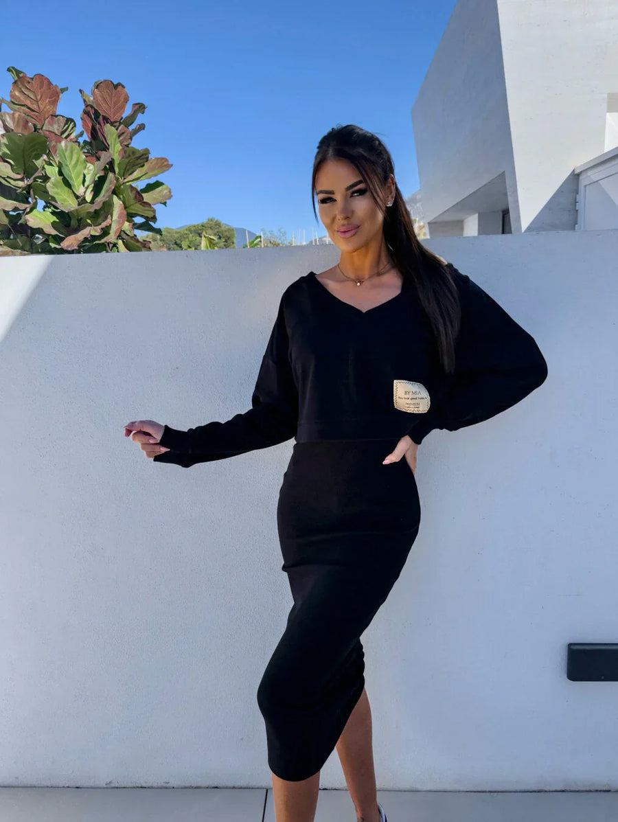 Pull et Robe : Ensemble deux pièces FLORA