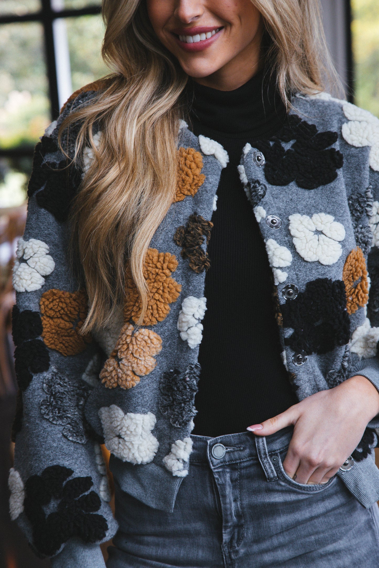 Berg-Feldt | Gefrorene Blume Sherpa Jacke