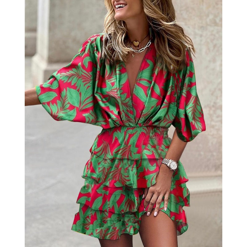 Robe mi-longue Marzia au design stylé