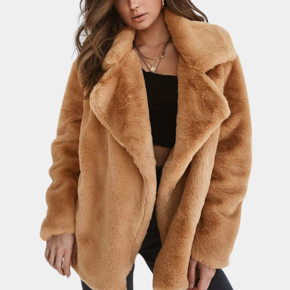 Berg-Feldt | Manteau d'hiver chaud en peluche pour femme