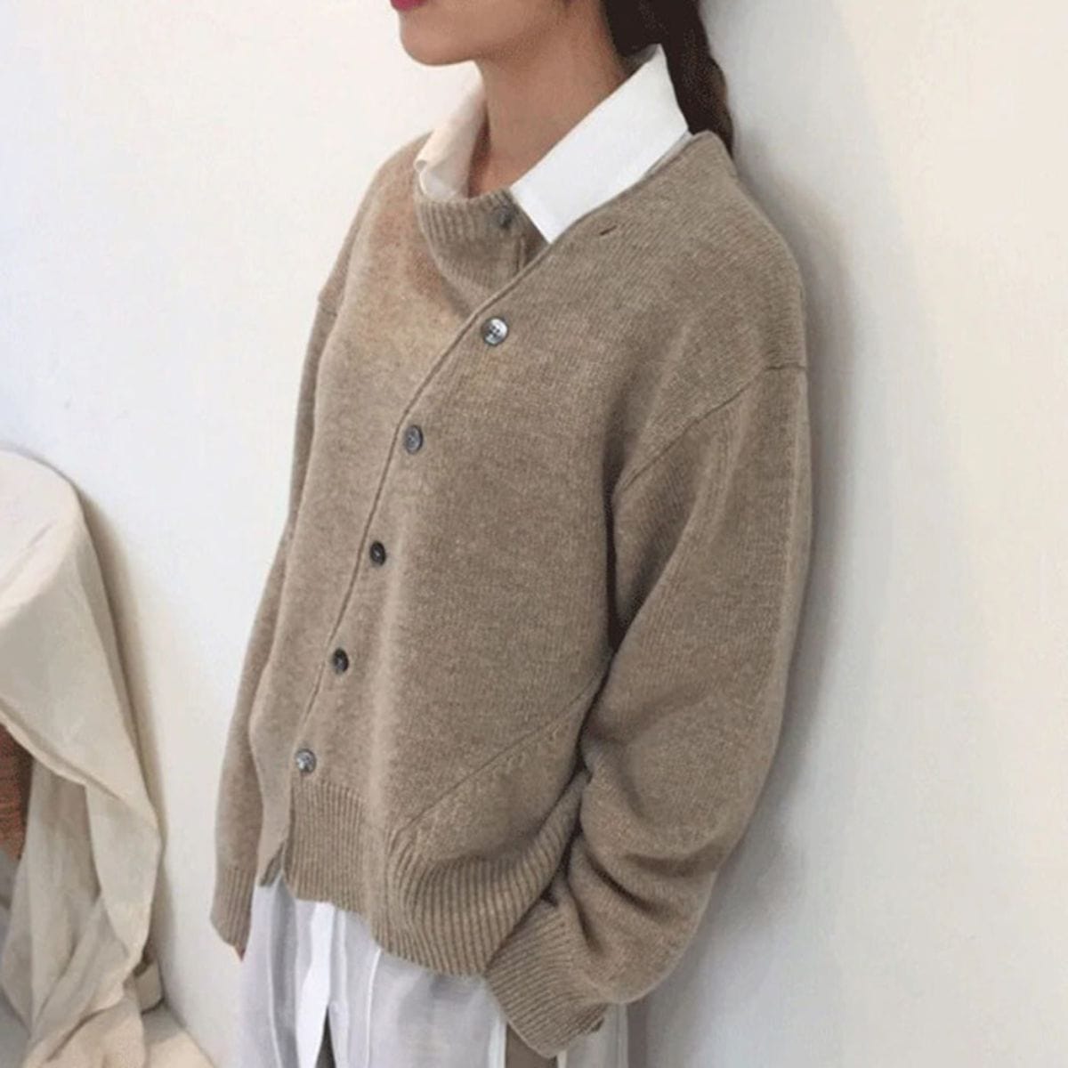 Berg-Feldt | Cardigan - Cardigan Cachemire Doux à Envelopper pour Femme Automne