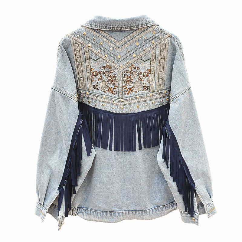 Berg-Feldt | Jeansjacken mit Blumenmuster für Damen