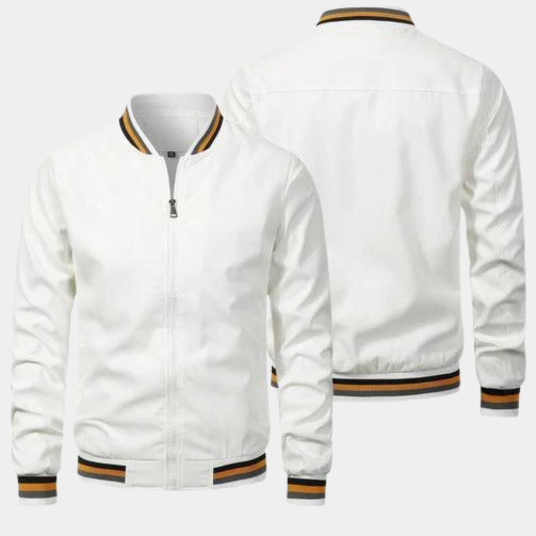 Berg-Feldt | Klassische Bomberjacke Polyester Militärgrün und Stilet