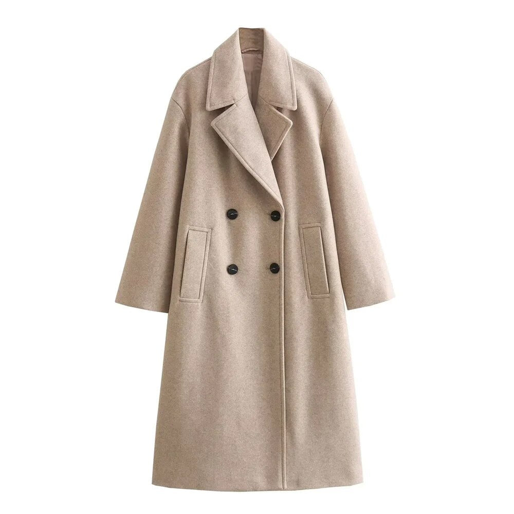 Berg-Feldt | Lange Jacke für Damen Elegantes Design Warme Winterjacke