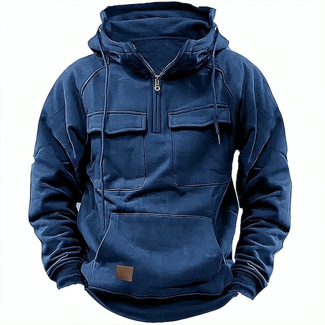 Veste à capuche pour hommes avec poche, modèle cool