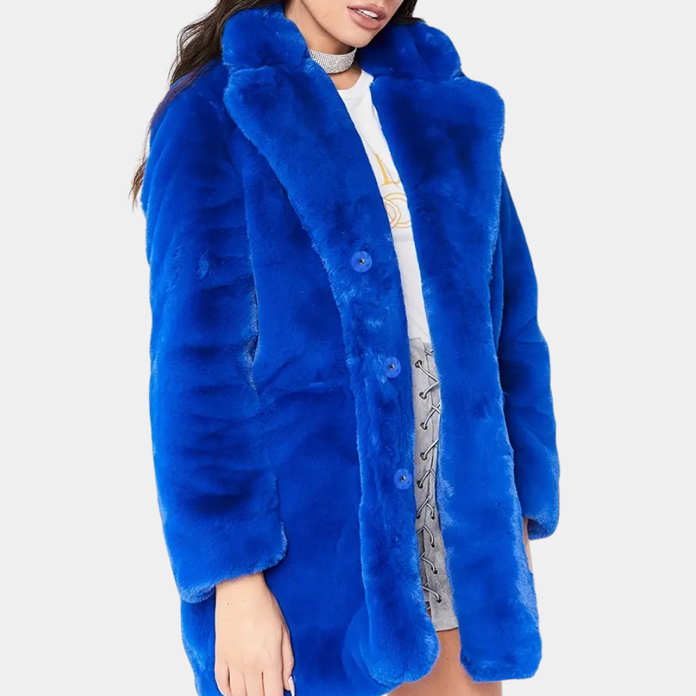Berg-Feldt | Eleganter Winterplüschmantel für Damen