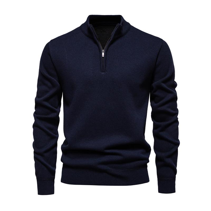 Berg-Feldt | Halb-zip Strickpullover Weich und Warm Zeitloses Design