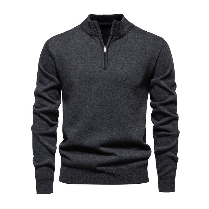 Berg-Feldt | Halb-zip Strickpullover Weich und Warm Zeitloses Design