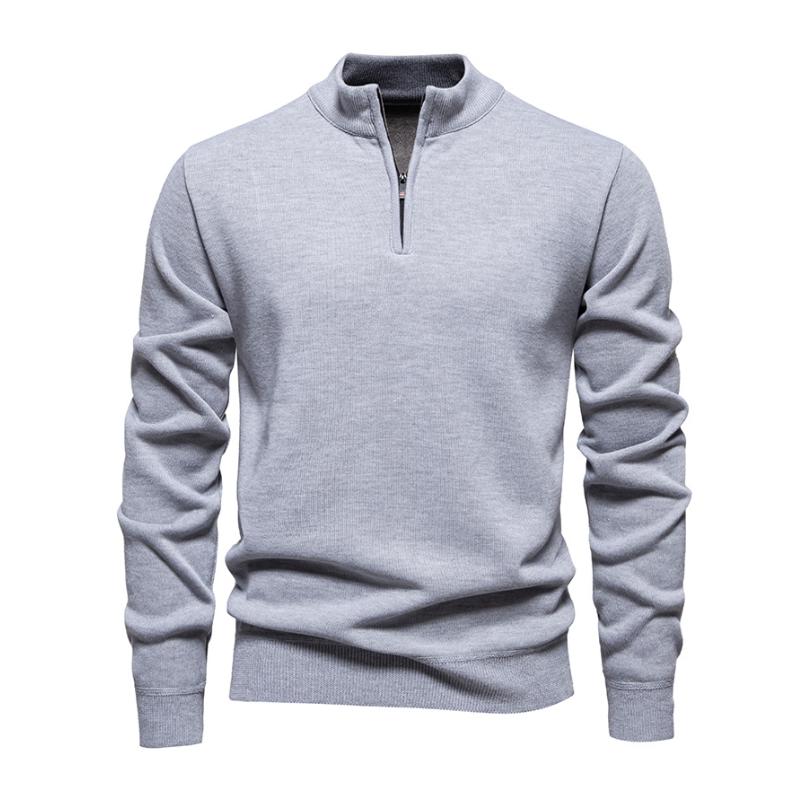 Berg-Feldt | Halb-zip Strickpullover Weich und Warm Zeitloses Design