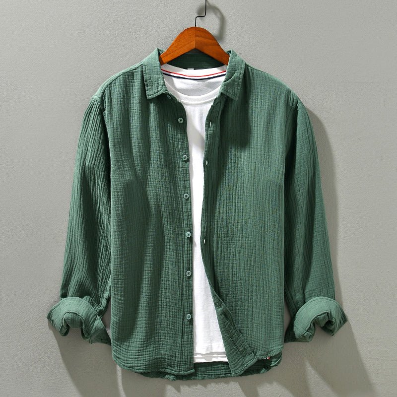 Chemise en coton à manches longues EDEL