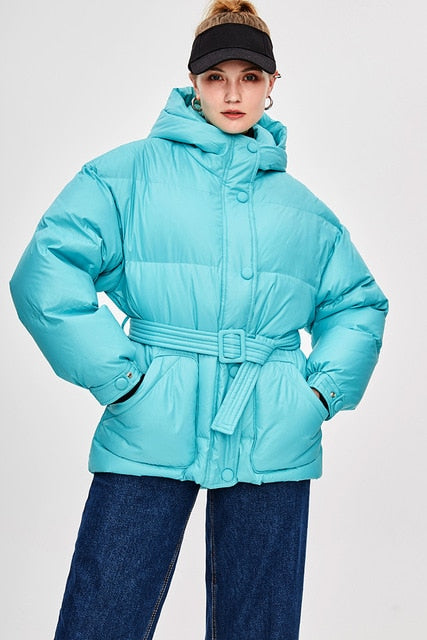 Berg-Feldt | Damen-Steppjacke mit Gürtel "Street Chic"