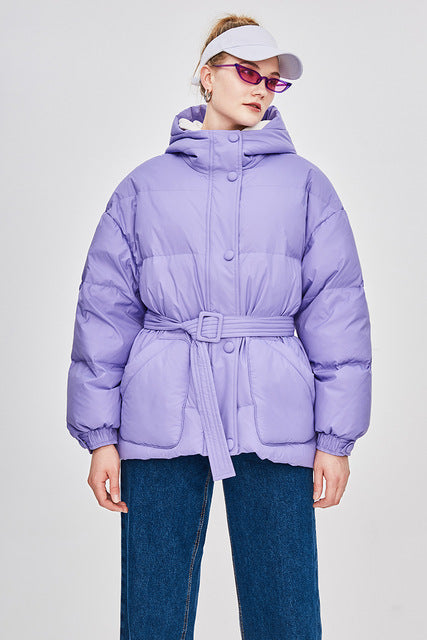 Berg-Feldt | Damen-Steppjacke mit Gürtel "Street Chic"