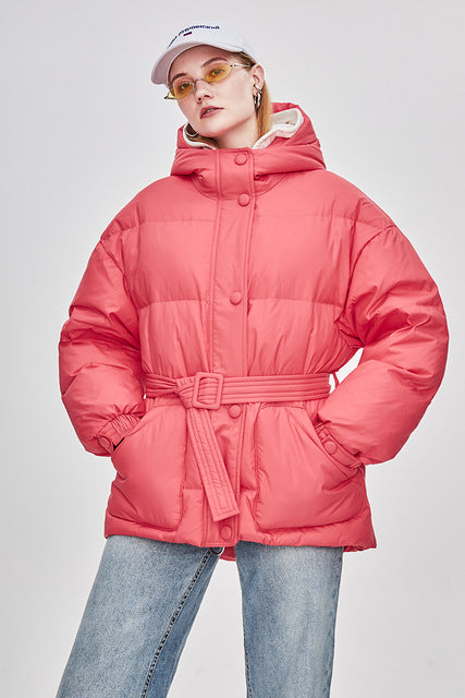Berg-Feldt | Damen-Steppjacke mit Gürtel "Street Chic"