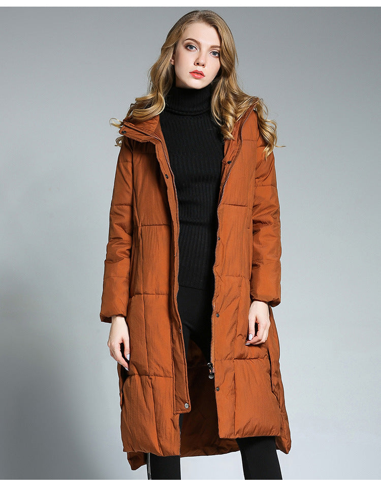 Berg-Feldt | Lange Pufferjacke mit Kapuze Isolierter Komfort Stilvoll und Praktisch