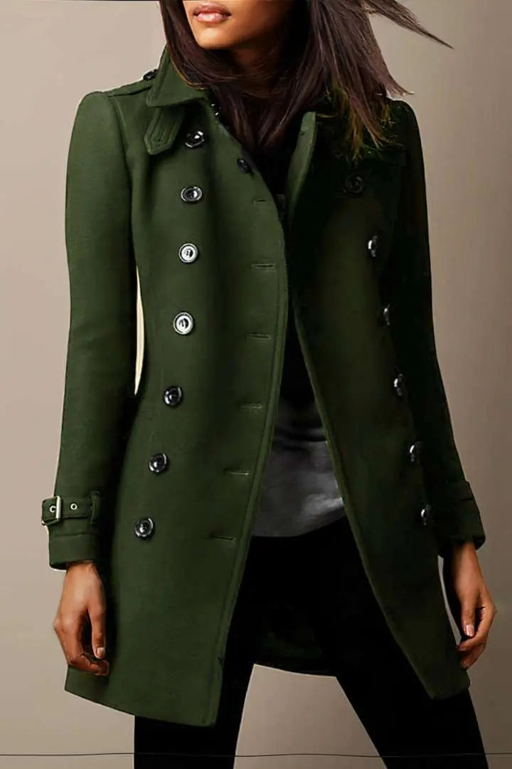 Berg-Feldt | Eleganter Langer Trenchcoat