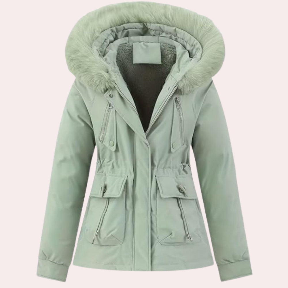 Berg-Feldt | Veste d'hiver femme avec capuche et doublure chaude