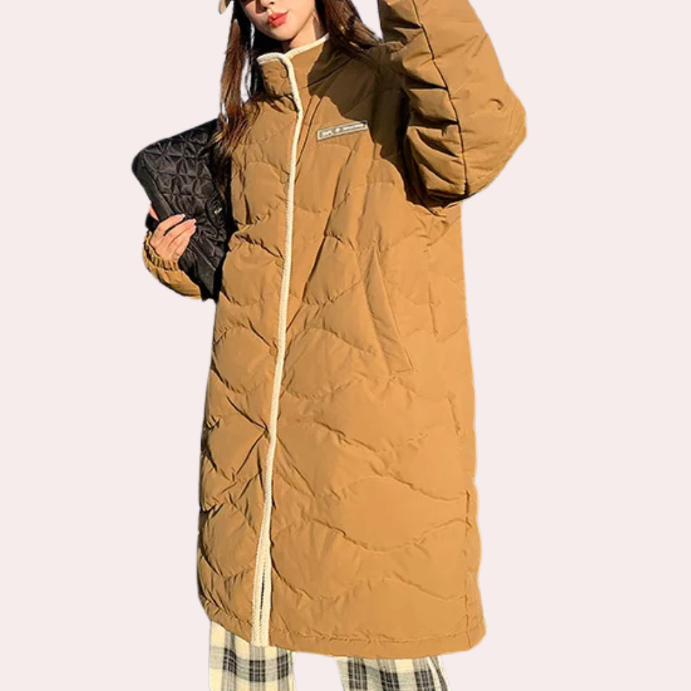 Berg-Feldt | Klassischer Mittel langer Wintermantel für Damen