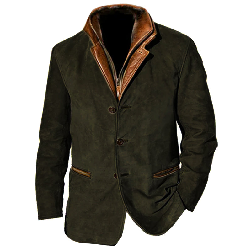 Berg-Feldt | Blouson en daim vintage pour homme