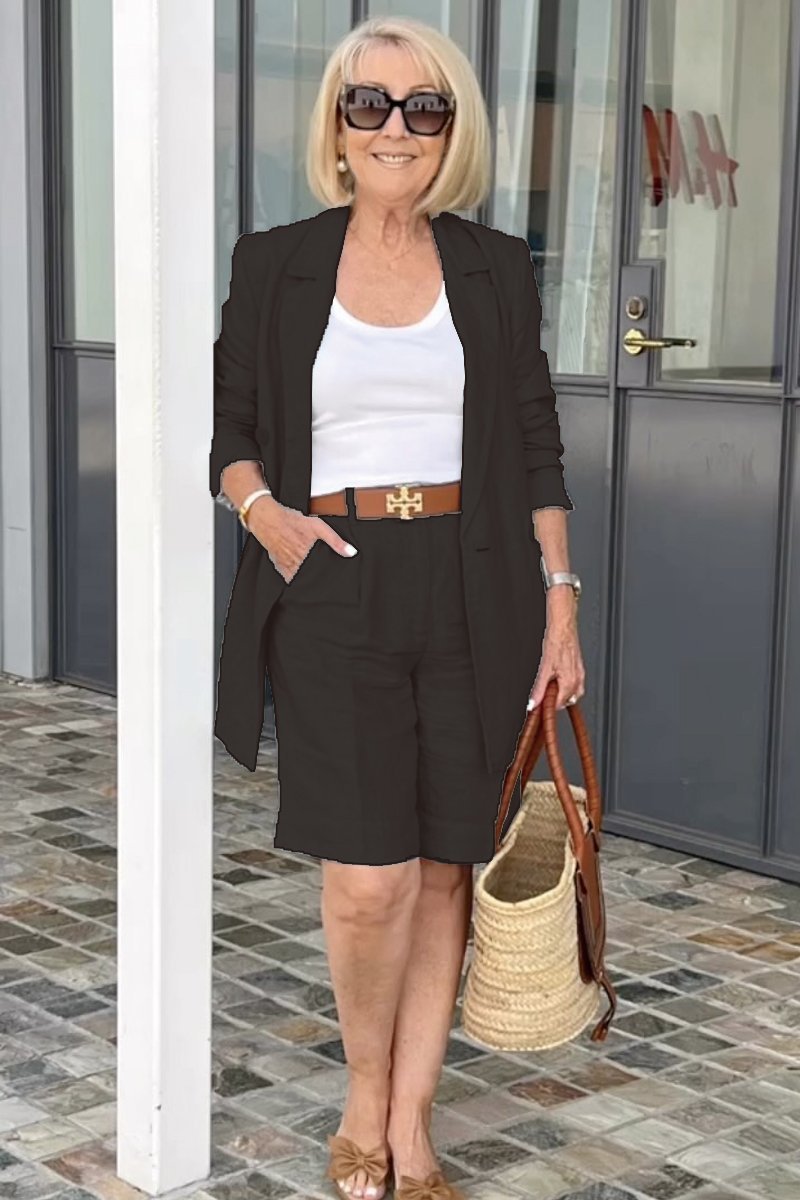 Stylish Blazer and Trousers Set - Cilly