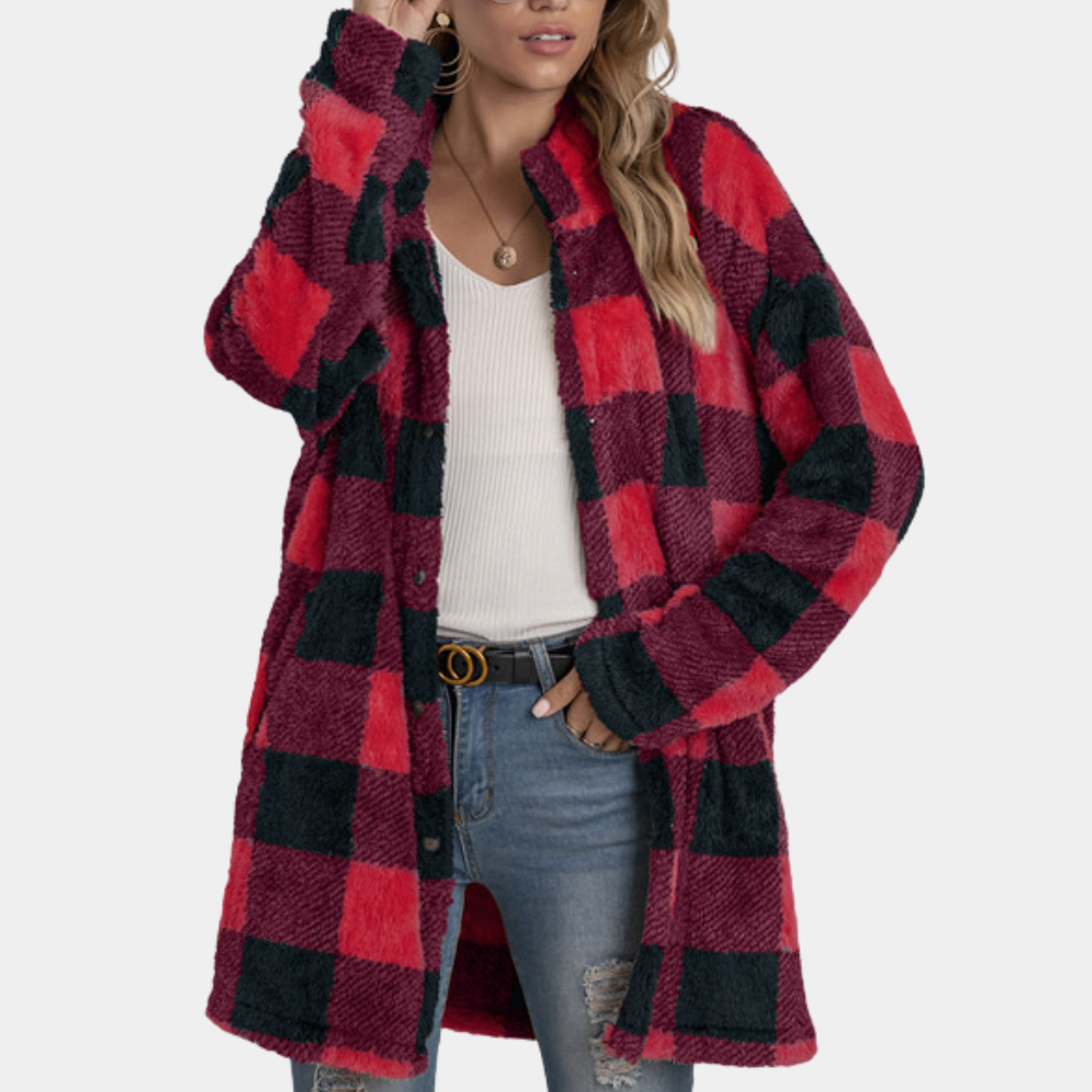 Berg-Feldt | Eleganter Karotrenner für Damen für die Wintersaison