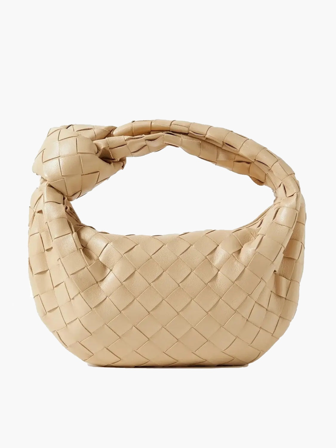 Berg-Feldt | Luxuriöse Geflochtene Handtasche in Metallic