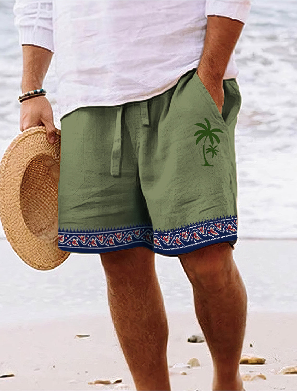 Short pour homme à motif palmier - Zachar
