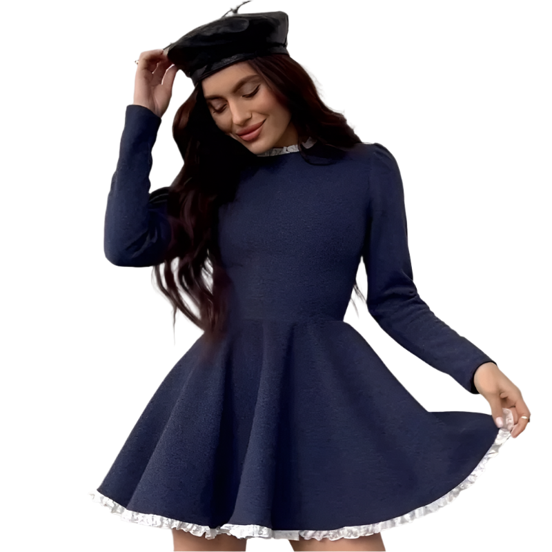 Berg-Feldt | Robe mini trapèze à volants pour femme