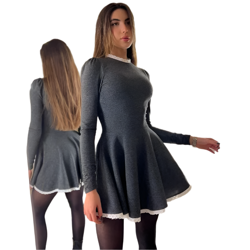 Berg-Feldt | Robe mini trapèze à volants pour femme