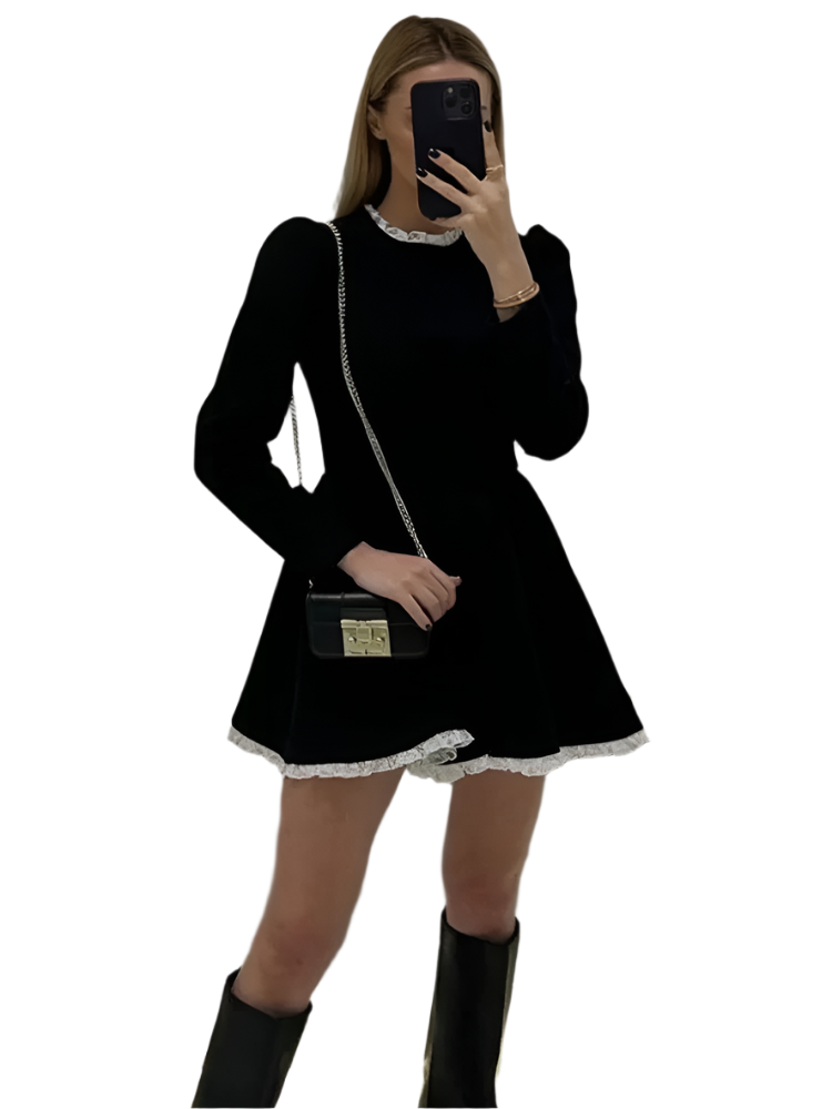 Berg-Feldt | Robe mini trapèze à volants pour femme