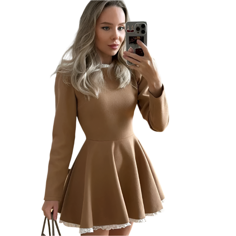 Berg-Feldt | Robe mini trapèze à volants pour femme