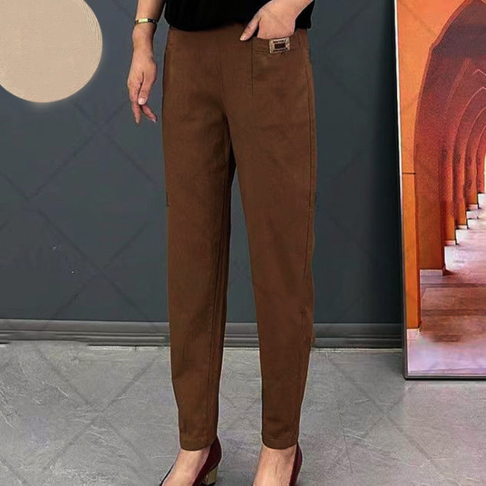 Berg-Feldt | Pantalon Confortable en Coton pour Femme