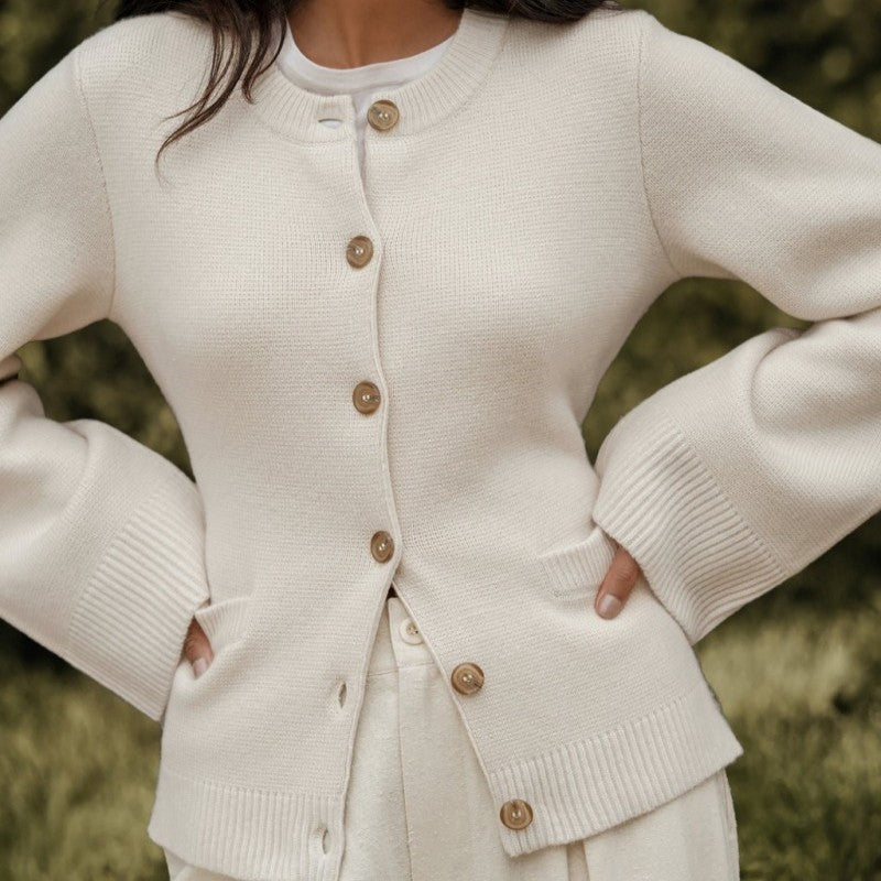 Berg-Feldt | Superweiche Strickjacke mit Knöpfen