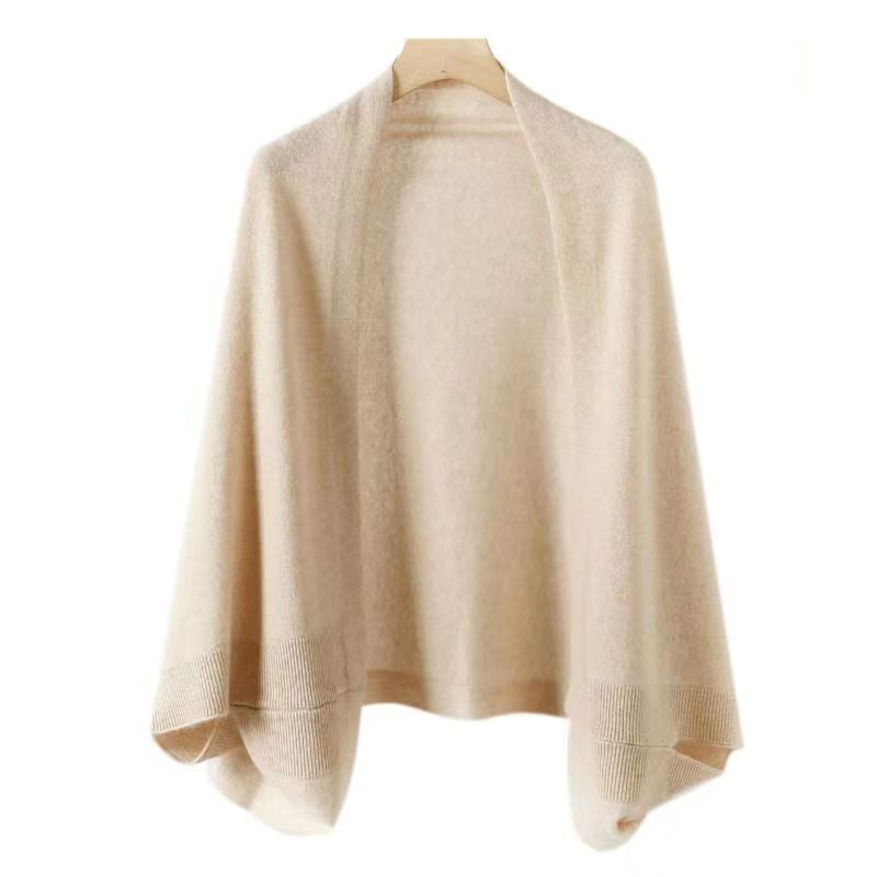 Berg-Feldt | Faux Cashmere Warmer Doppelschal Schal Strickjacke