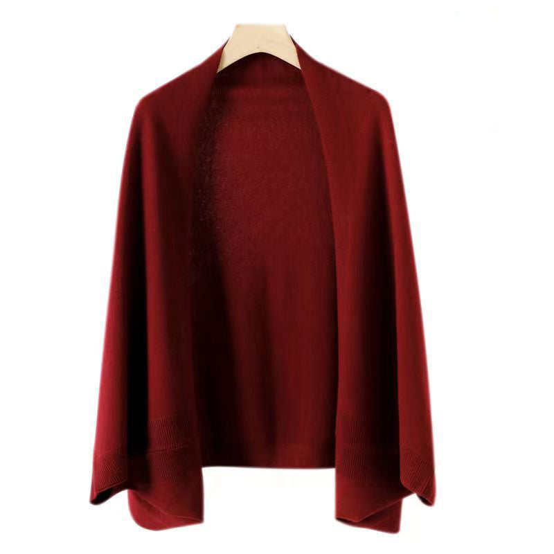 Berg-Feldt | Faux Cashmere Warmer Doppelschal Schal Strickjacke