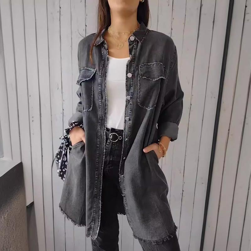 Berg-Feldt | Klassische Lange Jacke für Frauen