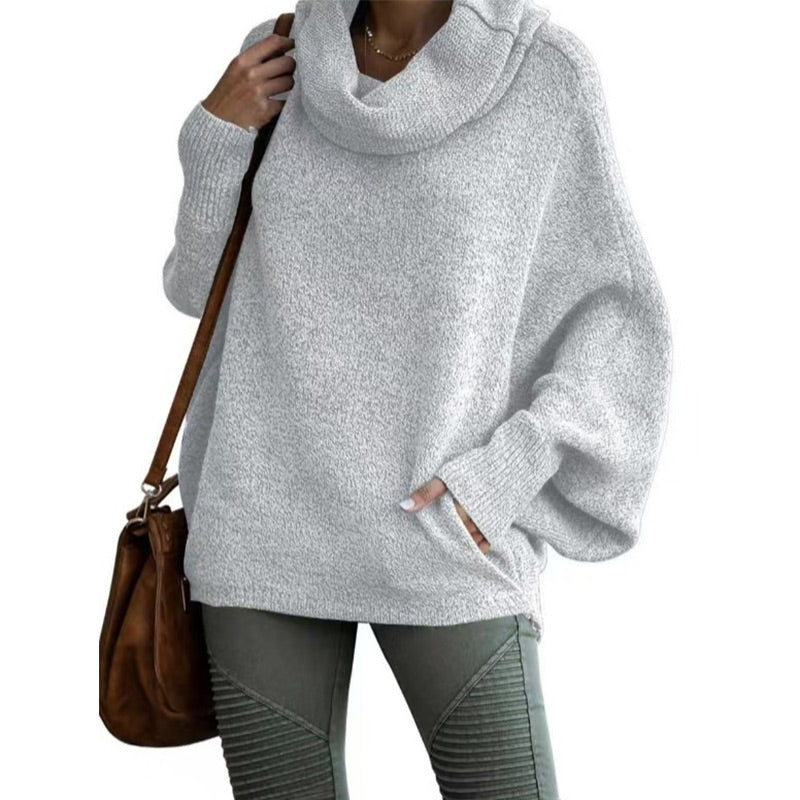 Berg-Feldt | Strickpullover mit Hohem Kragen Weich und Warm Perfekt für Herbst und Winter