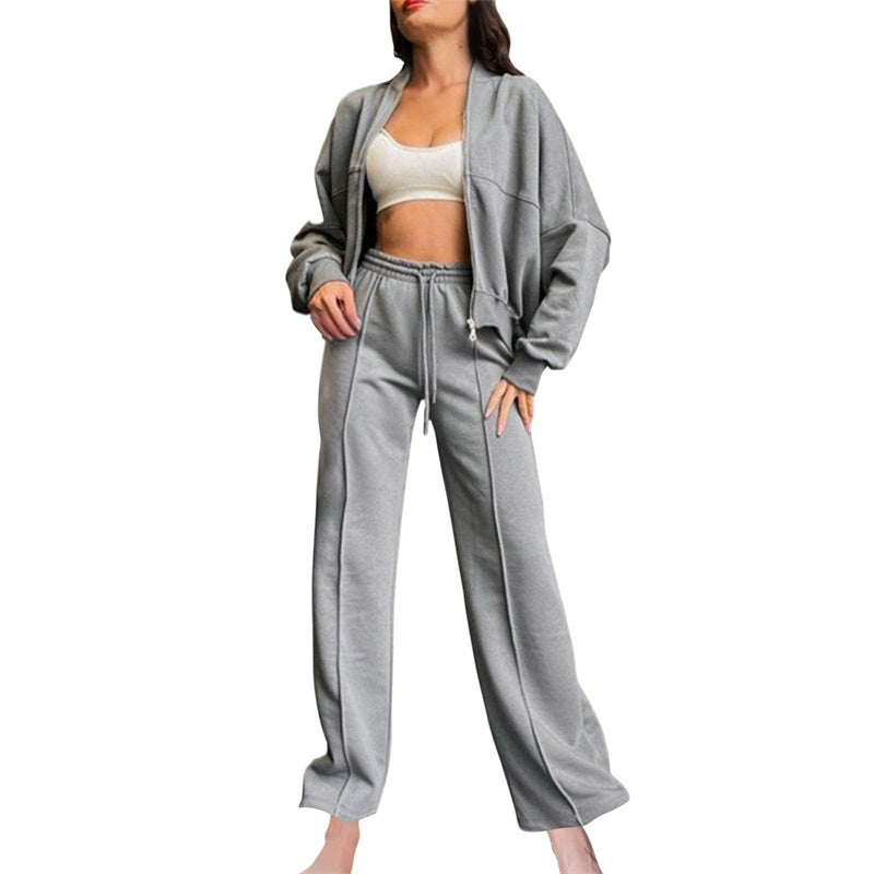 Ensemble pour femme : Sweat-shirt zippé et pantalon de jogging Lottie