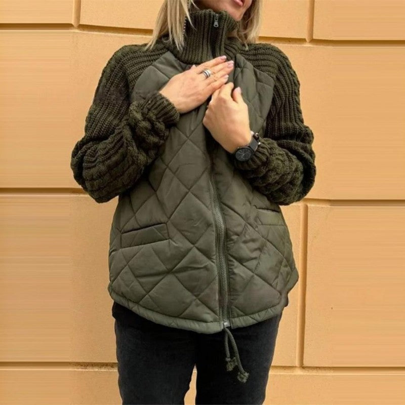 YOLANDA - Gesteppte Strickjacke