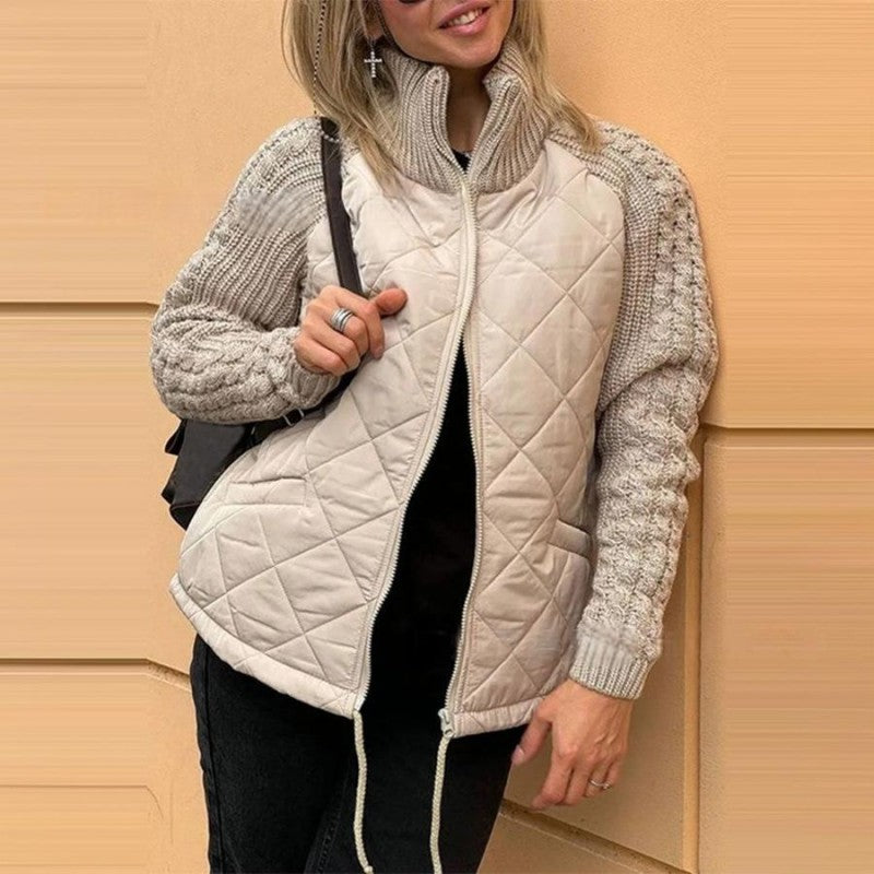 YOLANDA - Gesteppte Strickjacke