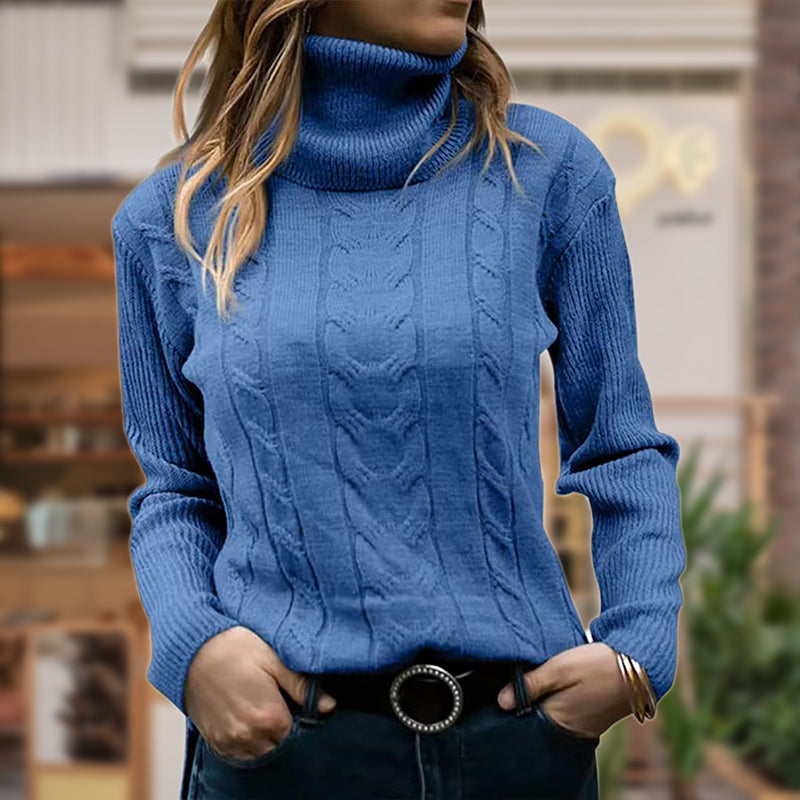 Berg-Feldt | Stilvolle Damen Rollkragenpullover mit Langen Ärmeln