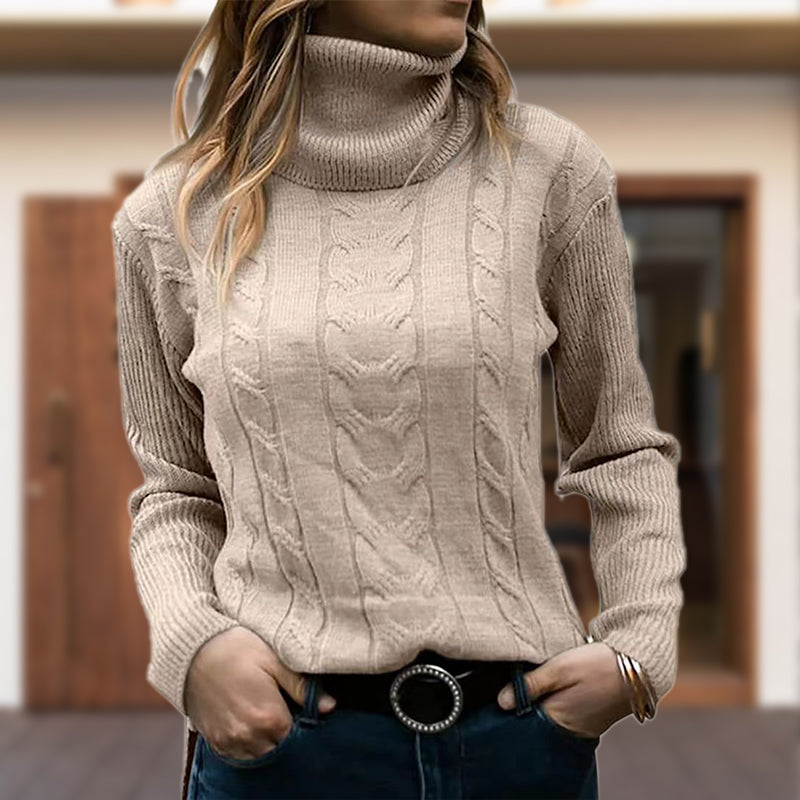 Berg-Feldt | Stilvolle Damen Rollkragenpullover mit Langen Ärmeln