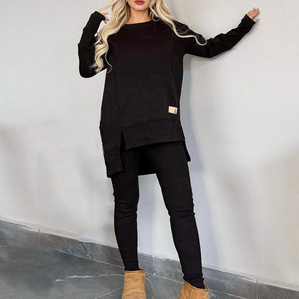 BRUNHILDE : Ensemble pull et pantalon grande taille