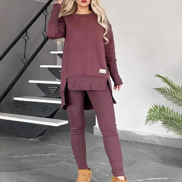 BRUNHILDE : Ensemble pull et pantalon grande taille
