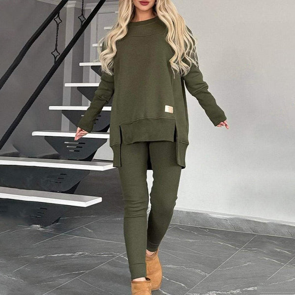BRUNHILDE : Ensemble pull et pantalon grande taille