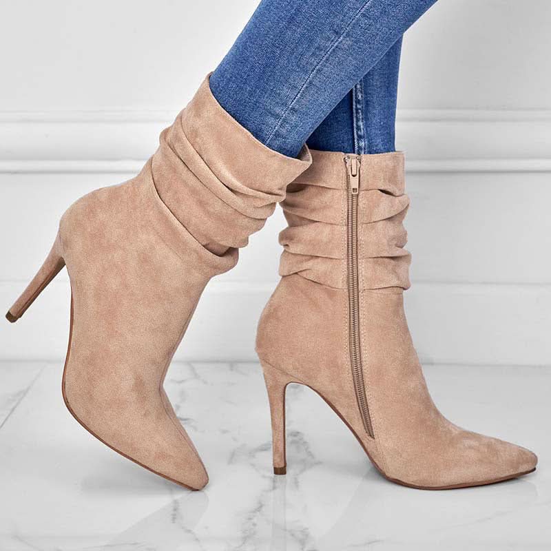 Berg-Feldt | Elegante Ankle Boots mit Hohem Absatz