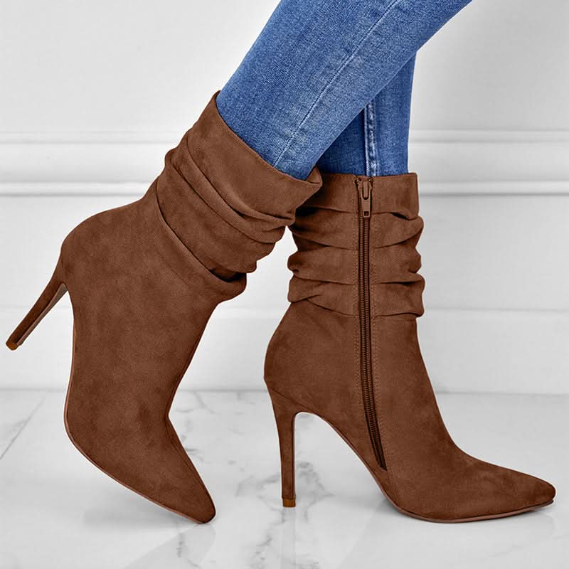 Berg-Feldt | Elegante Ankle Boots mit Hohem Absatz