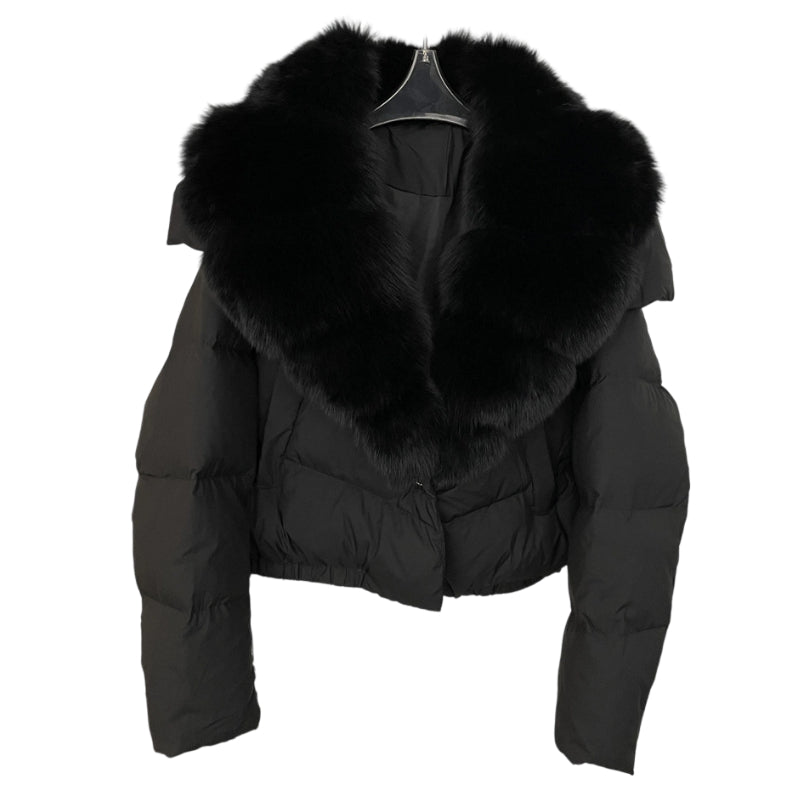 Berg-Feldt | Kurze Jacke mit Kunstfellkragen