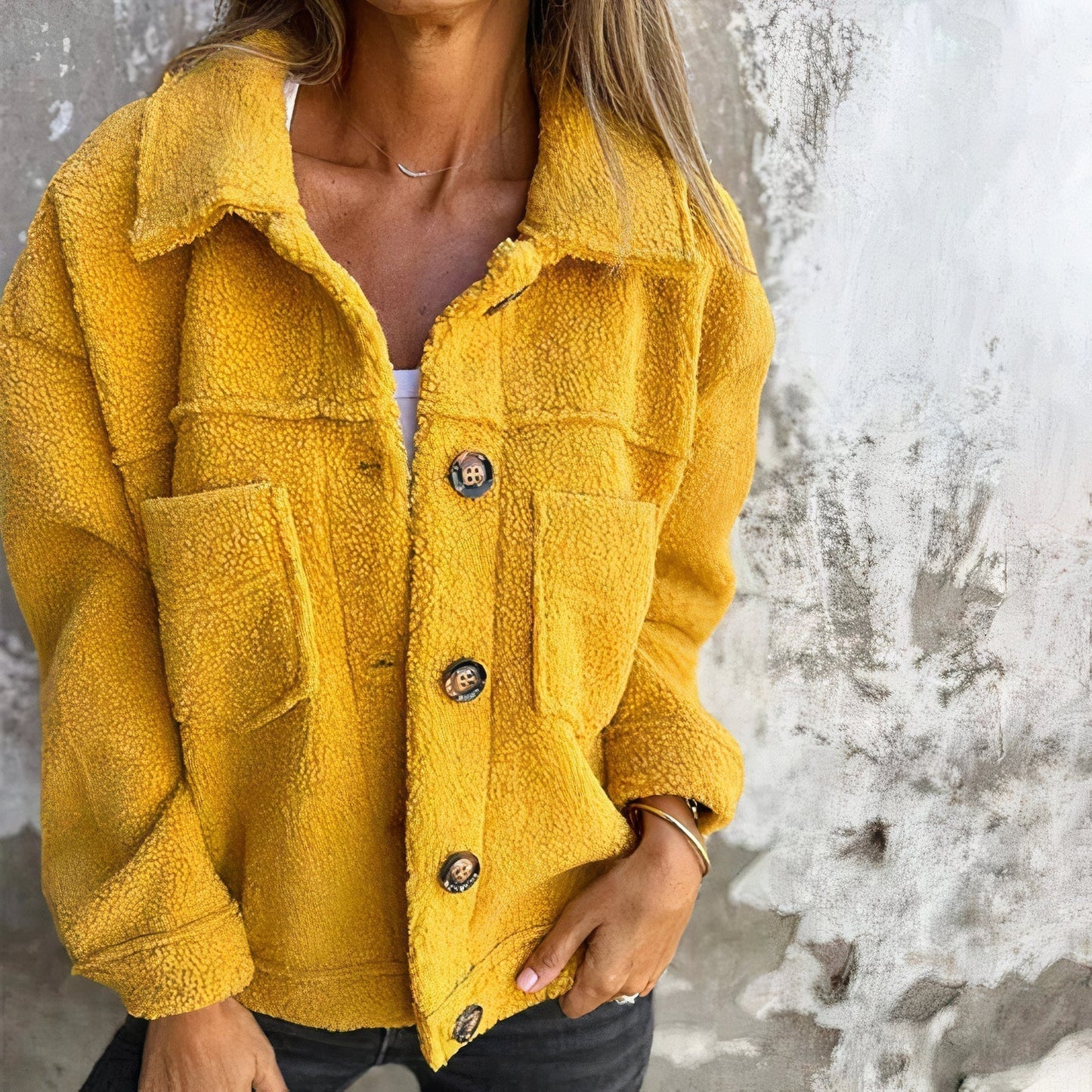 Berg-Feldt | Jacke Aus Weichem Teddy-Material - Marisol